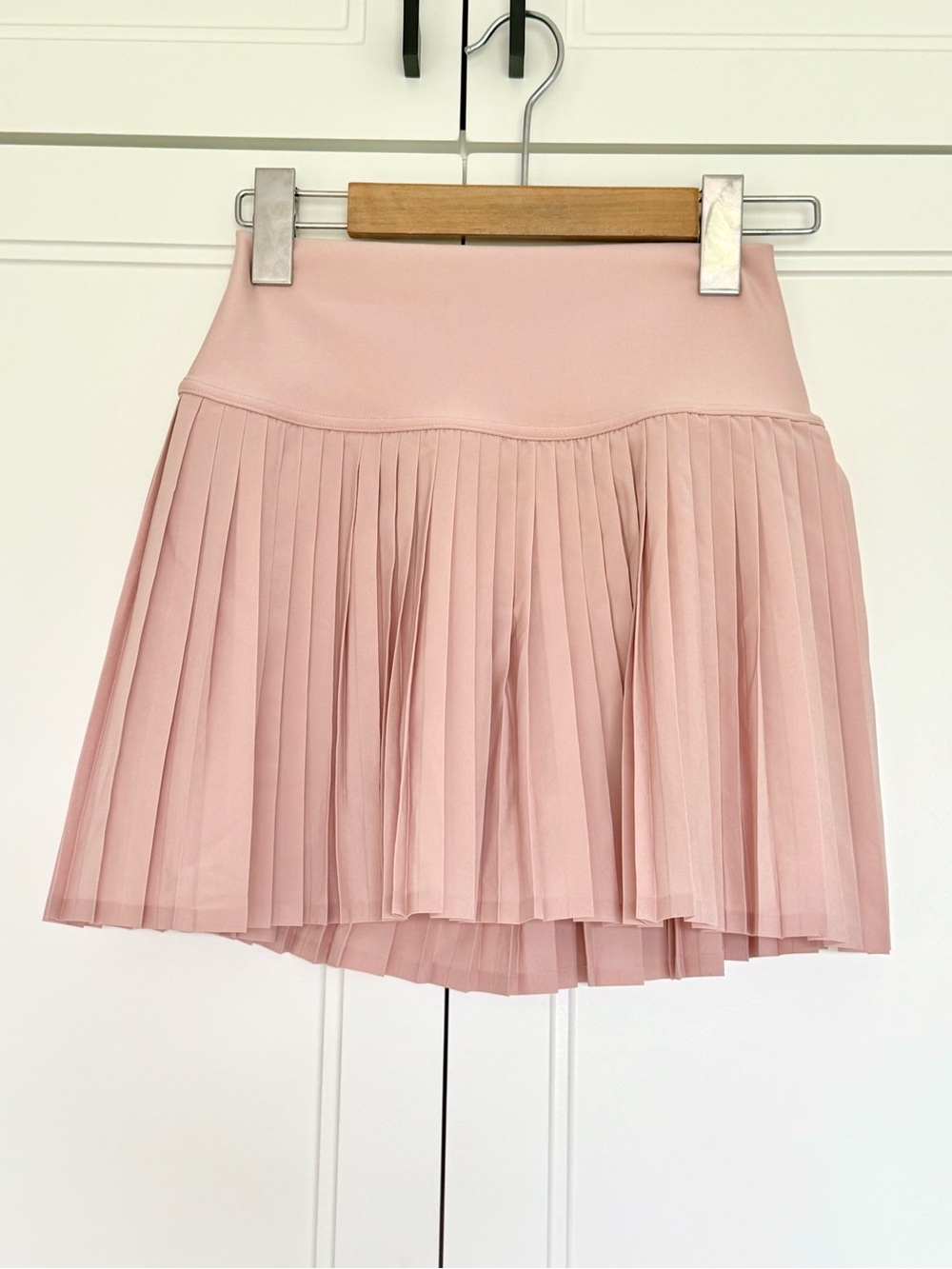 Alo Yoga Grand Slam Pink Pleated Tennis Skort Size S
